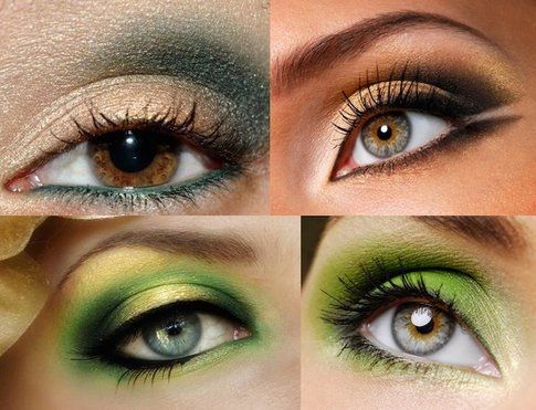 Ispirazione trucco verde/oro occhi - blog.cliomakeup.com