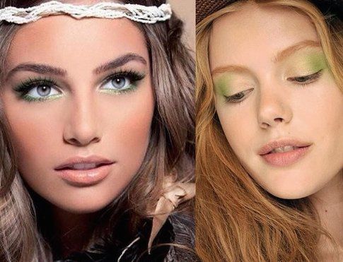 Trucco verde/oro per Bionde e Castane - blog.cliomakeup.com