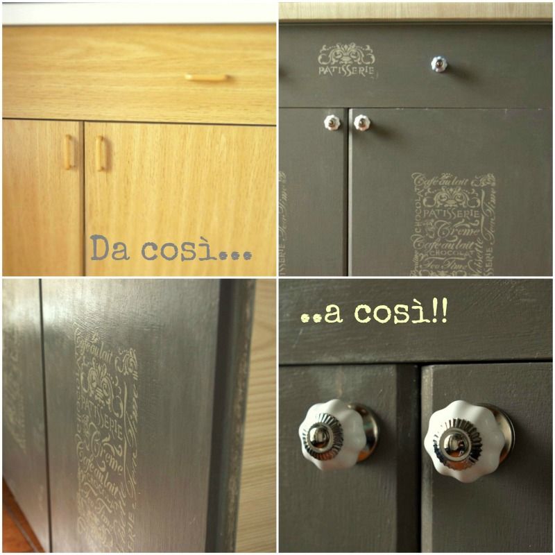 DIY: Come trasformare un mobile anonimo in una credenza in stile shabby