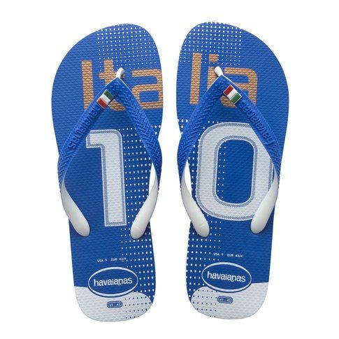 Flip Flop Havaianas che riprendono la maglia ufficiale della nazionale italiana