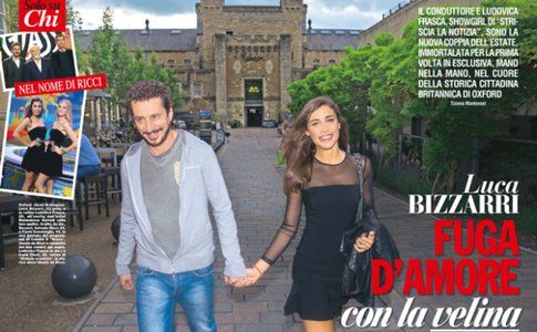 Luca Bizzarri e Ludovica Frasca - foto del giornale Chi