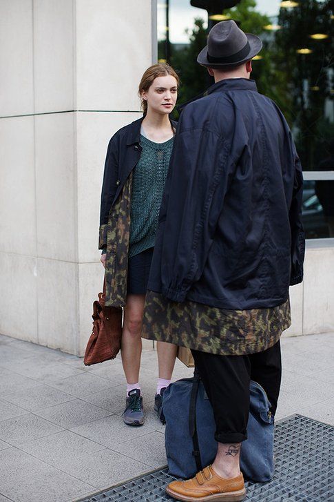 Maxi coat unisex per lui e per lei - Foto: The sartorialist