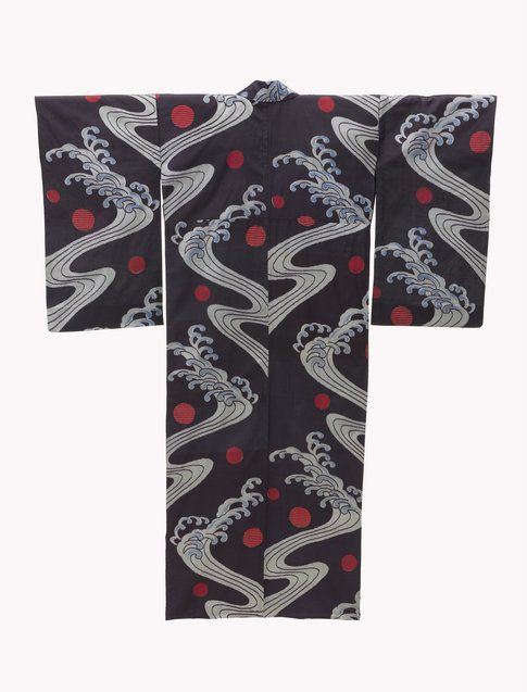 Kimono da donna con onde e cerchi. 1935 Photo ©2014 Museum Associates/LACMA