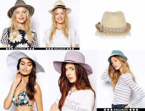 Cappelli in Paglia- fonte : asos.com  e Oasis