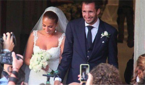 Giorgio Chiellini e Carolina Bonistalli sposi