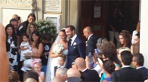 Giorgio Chiellini e Carolina Bonistalli sposi