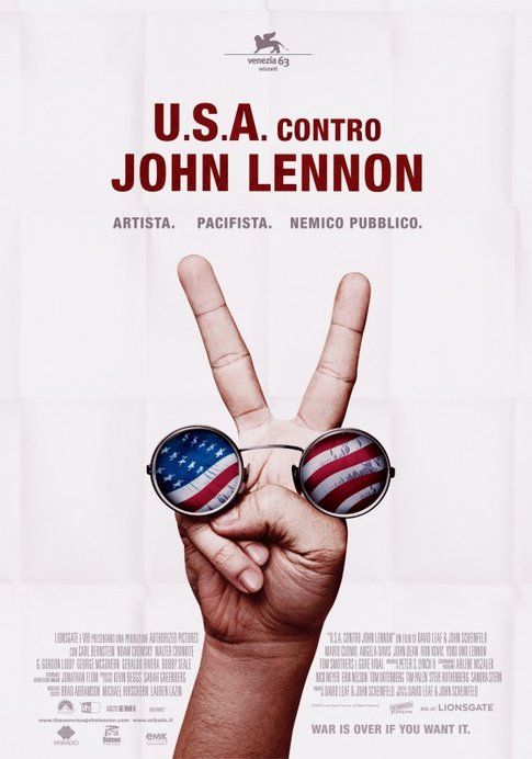 Locandina di "Usa contro John Lennon" - foto Movieplayer.it