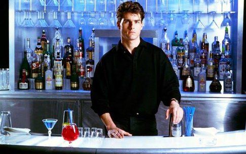 Tom Cruise in Cocktail - foto da Facebook fan page