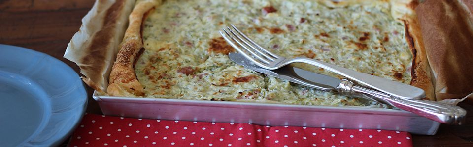 La torta salata alle zucchine senza uova