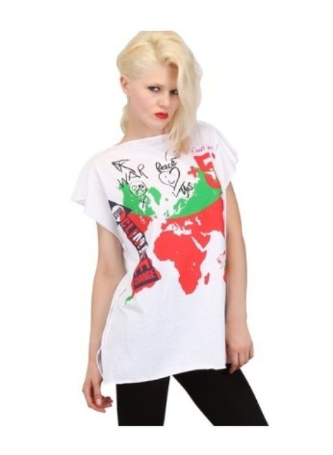 T-shirt Vivienne Westwood con messaggio a sfondo ambientale