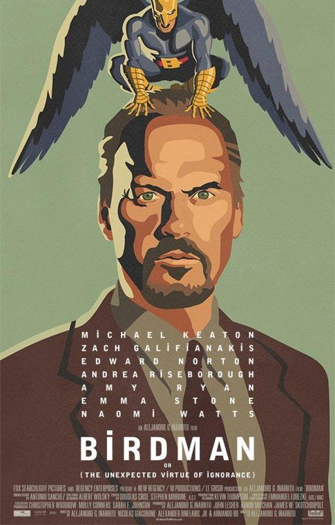 Locandina di Birdman - foto Movieplayer.it