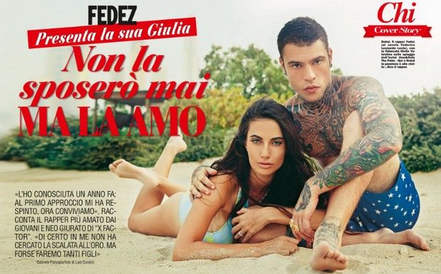 Fedez presenta la fidanzata Giulia