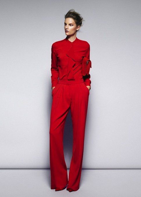 Look Totalmente Rosso - ph vogue