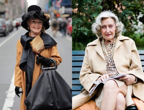 In nero/arancio sulla 5th Avenue e fuori dalla sfilata di Missoni: fonte : https://vanessajackman.blogspot.it/ e advancedstyle