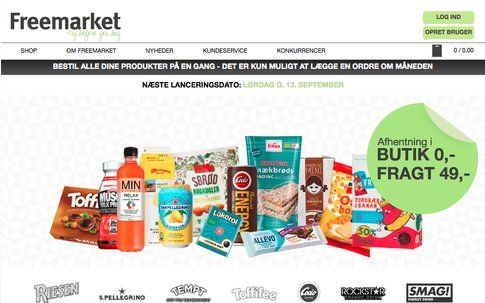 Freemarket: da sito online a negozio