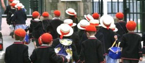 bambini di una scuola privata
