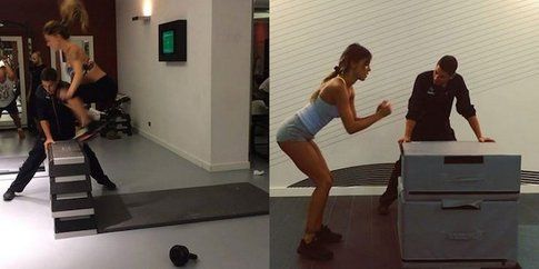 Duro lavoro, ma anche divertimento in palestra per Belen - fonte: @belenrodriguezreal su Instagram