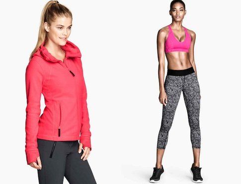 Proposte di Look sportivi di H&M - fonte: hm.com