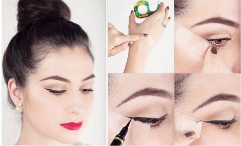 Eyeliner - La tecnica dello scotch