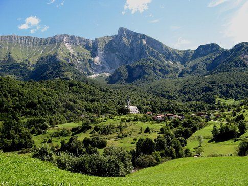 La cittadina di Dresenza in Slovenia