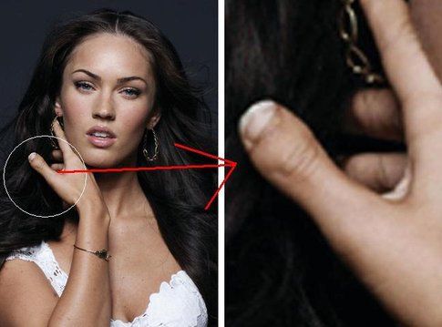 Megan Fox ha i pollici delle mani deformati