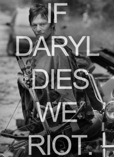 Daryl non deve morire - foto dai commenti a Facebook The Walking Dead