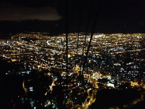 Vista su Bogotà dal Monserrate