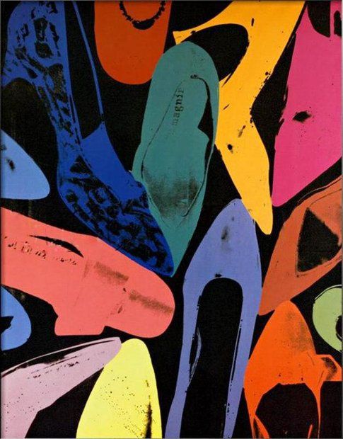 L'opera "Diamond Dust Shoes" di Andy Warhol (1980)