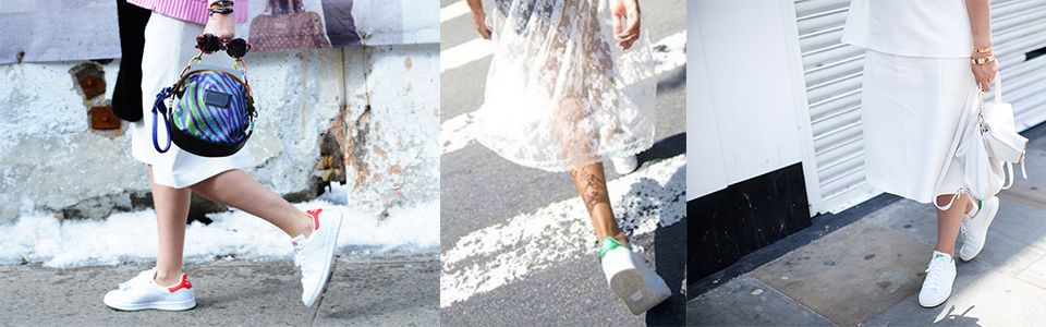 Sneakers bianche: come indossarle dall’alba al tramonto