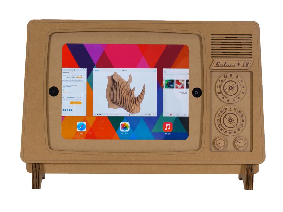 Il porta iPad di Cardboard Safari: ecologico e divertente!