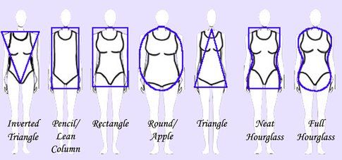 Body shapes - Fonte: saraelman.com