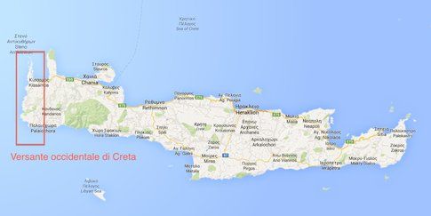 Versante occidentale di Creta