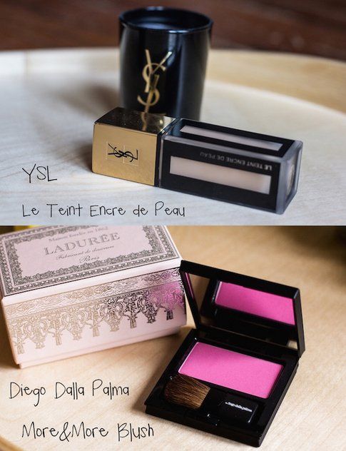 Fondotinta di YSL e Blush di Diego Dalla Palma per un incarnato perfetto! fonte: styleandtrouble.com