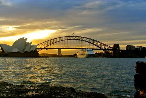 La vista dal Mrs Macquarie Point