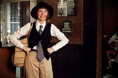 Diane Keaton protagonista di "Io e Annie" icona di tutte le radical chic