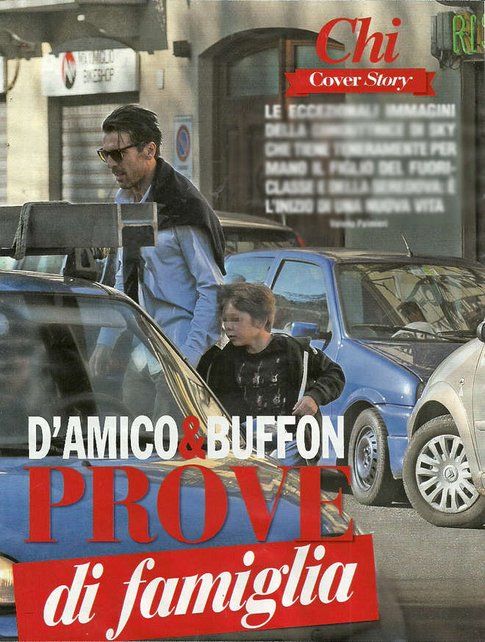 Buffon e la D'Amico: insieme a Torino con i figli di Gigi
