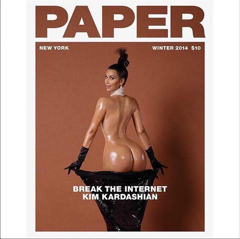 Kim Kardashian per Paper Magazine