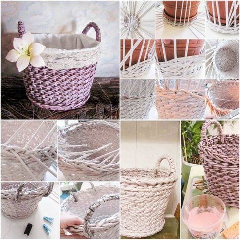 DIY Tutorial Cestini fatti in casa - Foto: Pinterest