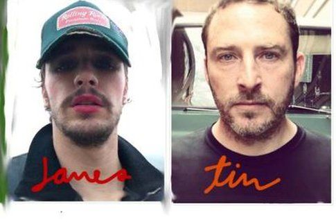 James Franco e Tim O'Keefe - Foto soundcloud.com