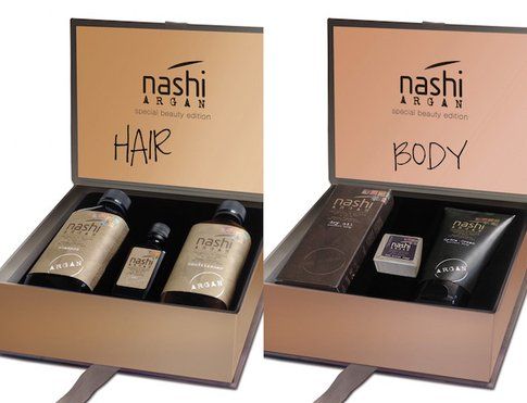 Cofanetti Nashi Argan per Corpo e Capelli