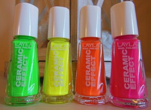 smalti effetto fluo layla