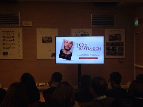 Presentazione libro Joe Bastianich - immagine a cura della redazione Bigodino.it