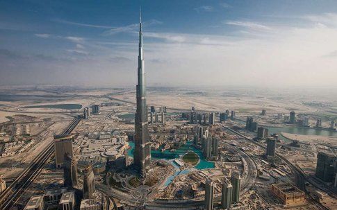 Burj Khalifa. Dubai, UAE. Progetto: Skidmore, Owings & Merrill LLP (SOM)