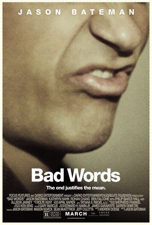 Bad Words. Domestic One-Sheet Gold