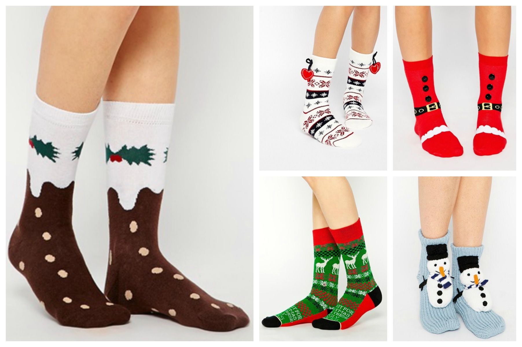 Accessori natalizi: calze e calzini