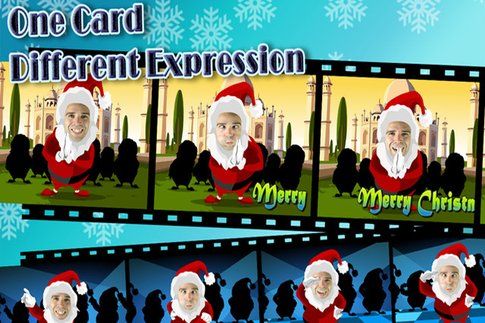 My Face Christmas Card (Animated)