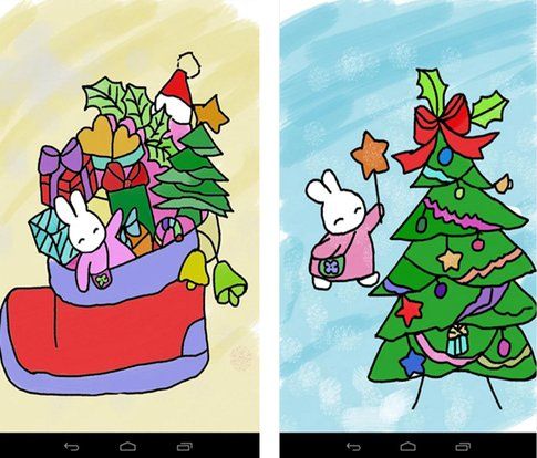 Kids Paint Christmas Cards