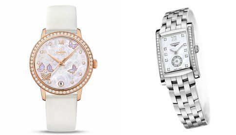 Orologio Omega De Ville Prestige Butterfly e Longines DolceVita