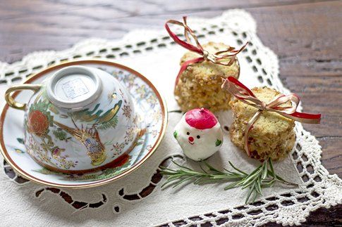 Biscotti al rosmarino e croccante muscovado