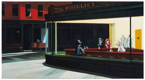 “I nottambuli” di Hopper